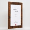 Cornice in legno effetto 2400 marrone 18x27 cm vetro antiriflesso