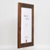 Cornice in legno effetto 2400 marrone 18x27 cm vetro antiriflesso