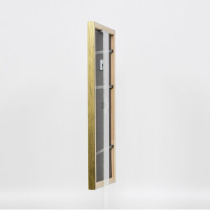 Cornice in legno effetto profilo 2070 vetro acrilico 18x27 cm oro