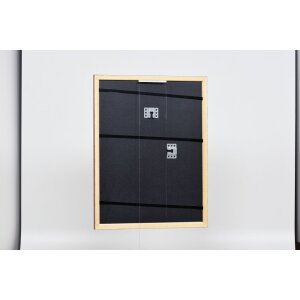 Effetto Telaio in legno Profilo 38 marrone 18x32 cm Vetro normale