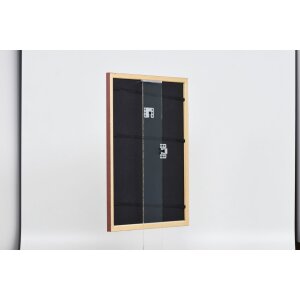 Effetto Telaio in legno Profilo 38 marrone 18x32 cm Vetro normale