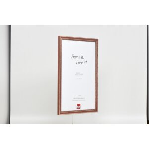 Effetto Telaio in legno Profilo 38 marrone 18x32 cm Vetro normale