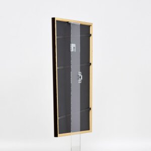 Cornice in legno effetto profilo 23 marrone chiaro 18x32 cm vetro antiriflesso