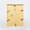 Telaio effetto legno profilo 35 marrone chiaro 18x32 cm vetro antiriflesso
