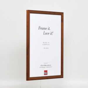 Effetto cornice in legno Profilo 89 marrone scuro 18x32 cm vetro normale