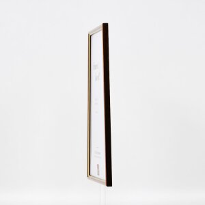 Cornice in legno effetto profilo 23 marrone chiaro 18x32 cm vetro acrilico