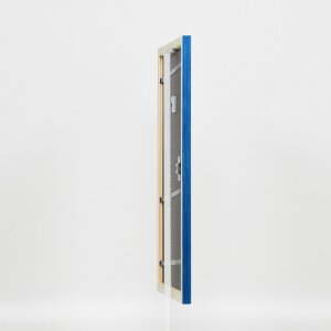Telaio effetto legno profilo 89 blu 18x32 cm vetro acrilico