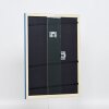 Telaio effetto legno profilo 89 blu 18x32 cm vetro acrilico
