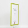 Cornice in legno effetto profilo 89 verde 18x32 cm vetro acrilico