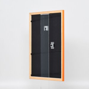 Cornice in legno effetto profilo 89 salmone 18x32 cm vetro acrilico
