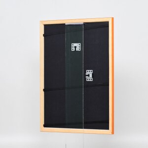 Cornice in legno effetto profilo 89 salmone 18x32 cm vetro acrilico