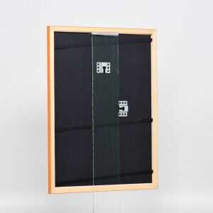 Cornice in legno effetto profilo 89 salmone 18x32 cm vetro acrilico