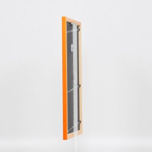 Cornice in legno effetto profilo 89 salmone 18x32 cm vetro acrilico