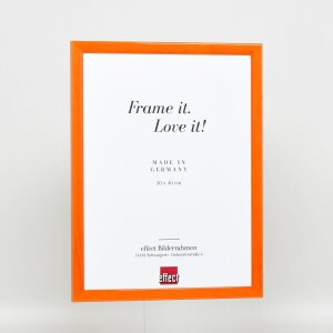 Cornice in legno effetto profilo 89 salmone 18x32 cm vetro acrilico
