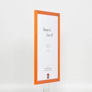Cornice in legno effetto profilo 89 salmone 18x32 cm vetro acrilico
