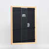 Cornice in legno effetto profilo 89 salmone 18x32 cm vetro acrilico