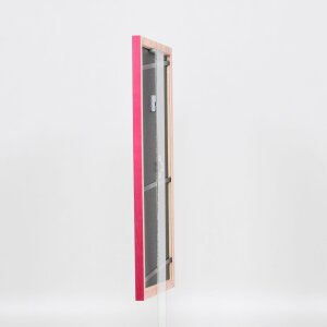 Effetto cornice in legno Profilo 89 viola 18x32 cm Vetro acrilico