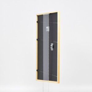 Effetto cornice in legno massiccio Profilo 20 bianco 18x32 cm Vetro Museum