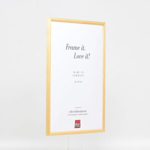 Effetto cornice in legno massiccio Profilo 20 rosso 18x32 cm Vetro Museum