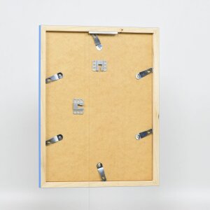 Cornice in legno Top Cube 18x32 cm vetro museale blu