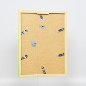 Cornice in legno Top Cube 18x32 cm vetro museale verde