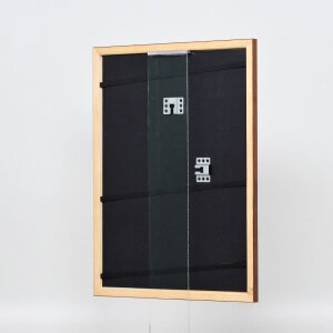 Effetto cornice in legno Profilo 89 marrone scuro 18x32 cm Vetro Museum