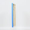 Cornice in legno Top Cube 20x20 cm blu vetro normale