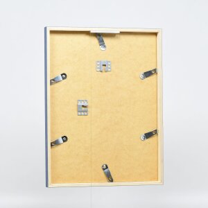 Telaio effetto legno profilo 35 blu 20x20 cm vetro antiriflesso
