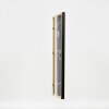 Telaio effetto legno profilo 23 noce marrone 20x20 cm vetro antiriflesso