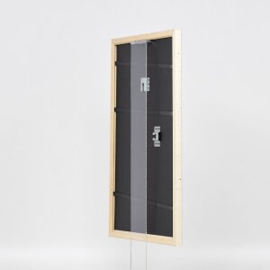 Effetto cornice in legno Profilo 38 bianco 20x20 cm Vetro acrilico