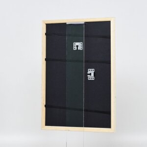 Effetto cornice in legno Profilo 38 bianco 20x20 cm Vetro acrilico