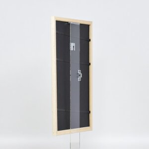 Effetto cornice in legno Profilo 38 bianco 20x20 cm Vetro acrilico