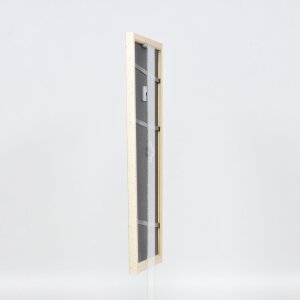 Effetto cornice in legno Profilo 38 bianco 20x20 cm Vetro acrilico