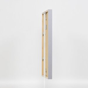 Telaio in legno effetto profilo 35 grigio chiaro 20x20 cm vetro normale + distanziale