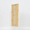 Effetto cornice in legno Profilo 33 bianco 20x20 cm Vetro acrilico