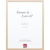 Effetto cornice in legno Profilo 35 marrone chiaro 20x20 cm Vetro Museo