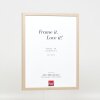 Effetto cornice in legno Profilo 35 marrone chiaro 20x20 cm Vetro Museo
