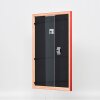 Effetto cornice in legno Profilo 89 rosso 20x20 cm Vetro Museo