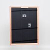 Effetto cornice in legno Profilo 89 rosso 20x20 cm Vetro Museo