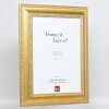 Cornice effetto barocco Profilo 31 oro 20x20 cm vetro trasparente