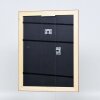Cornice barocca effetto legno Profilo 37 argento antico 20x20 cm Vetro museo