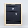 Cornice barocca effetto legno Profilo 37 argento antico 20x20 cm Vetro museo