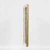 Cornice barocca effetto legno Profilo 37 argento antico 20x20 cm Vetro museo