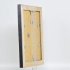 Effetto cornice in legno massiccio profilo 28 oro 20x20 cm vetro antiriflesso