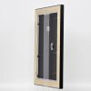 Effetto cornice in legno Profilo 95 nero 20x20 cm Vetro normale