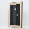 Effetto cornice in legno Profilo 95 nero 20x20 cm Vetro normale