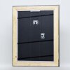 Effetto cornice in legno Profilo 95 nero 20x20 cm Vetro normale