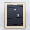 Effetto cornice in legno Profilo 95 nero 20x20 cm Vetro normale