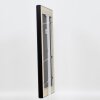 Effetto cornice in legno Profilo 95 nero 20x20 cm Vetro normale