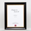 Effetto cornice in legno Profilo 95 nero 20x20 cm Vetro normale